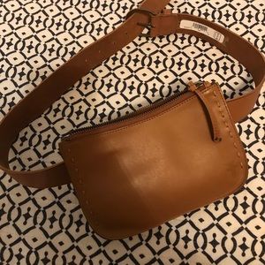 NWT Frye Leather Fanny Pack Hip Bag Leather